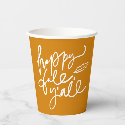 ハッピー秋ヤール 紙コップ (正面)