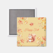 ハッピー秋リス離れル マグネット (正面/裏面)