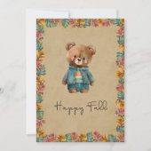 ハッピー秋季節限定カード シーズンカード (正面)