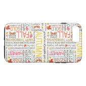 ハッピー秋引用文モダンカラフル文字 Case-Mate iPhoneケース (裏面(横))