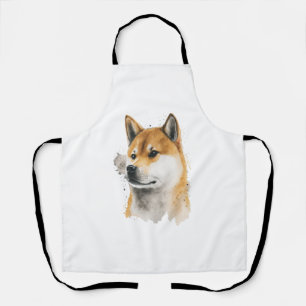 ハッピー秋田犬 エプロン