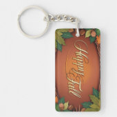 ハッピー秋秋キーチェーン キーホルダー (正面)