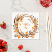 ハッピー秋秋リース スタンダードカクテルナプキン (インサイチュ)