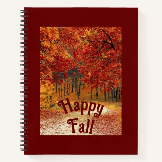 ハッピー秋秋ロード ノートブック (正面)