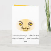 ハッピー秋! カード (裏面)