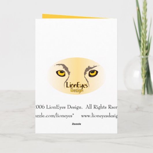 ハッピー秋! カード (裏面)