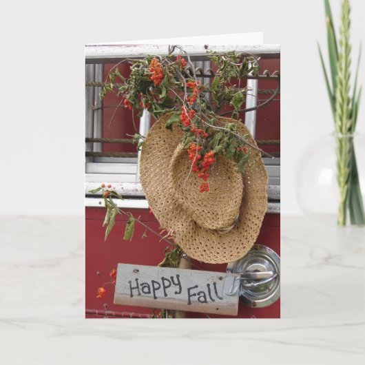 ハッピー秋 カード (正面)