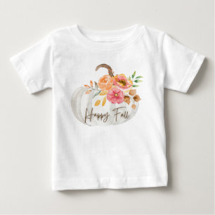 ハッピー秋 ベビーTシャツ