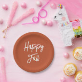 ハッピー秋 ペーパープレート (パーティー)