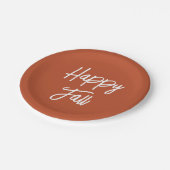 ハッピー秋 ペーパープレート (アングル)