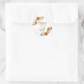 ハッピー秋 ラウンドシール (バッグ)