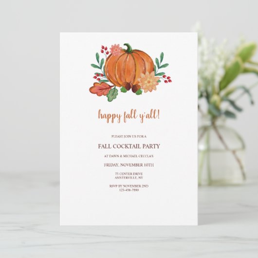 ハッピー秋 招待状 (スタンド正面)