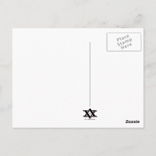 ハッピー秋!美しい秋のはがき ポストカード (裏面)