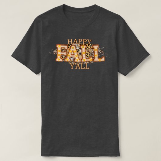 ハッピー秋Yall7 1 Tシャツ (デザイン正面)