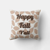 ハッピー秋Y'all – 装飾紅葉 クッション (裏面)