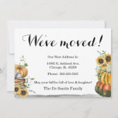 ハッピー秋Y'all New Home Announcement 案内状 (裏面)