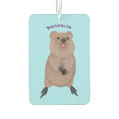 ハッピー笑顔かわいいクッカアニメデザイン カーエアーフレッシュナー (裏面)