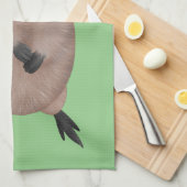 ハッピー笑顔かわいいクッカアニメデザイン キッチンタオル (四つ折り)