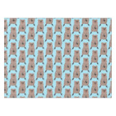 ハッピー笑顔かわいいクッカアニメデザイン テーブルクロス (正面(横))