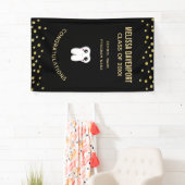 ハッピー笑顔の歯かわいい卒業 横断幕 (インサイチュ)