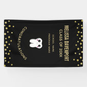 ハッピー笑顔の歯かわいい卒業 横断幕 (横)