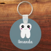 ハッピー笑顔の歯かわいい キーホルダー (正面)