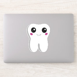 ハッピー笑顔の歯かわいい シール