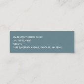 ハッピー笑顔の歯かわいい スキニー名刺 (裏面)