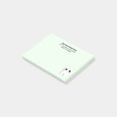 ハッピー笑顔の歯かわいい ポストイット (アングル)