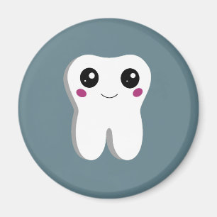 ハッピー笑顔の歯かわいい マグネット