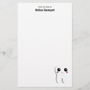 ハッピー笑顔の歯かわいい 便箋