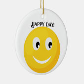 ハッピー笑顔顔 セラミックオーナメント (右)