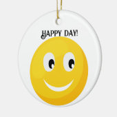 ハッピー笑顔顔 セラミックオーナメント (左)