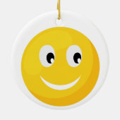 ハッピー笑顔顔 セラミックオーナメント (裏面)
