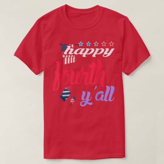 ハッピー第四Y'allノベルティ Tシャツ (デザイン正面)
