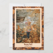 ハッピー紅葉フォトホリデーカード シーズンカード (正面)