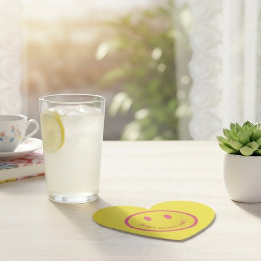 ハッピー紙コースター ペーパーコースター