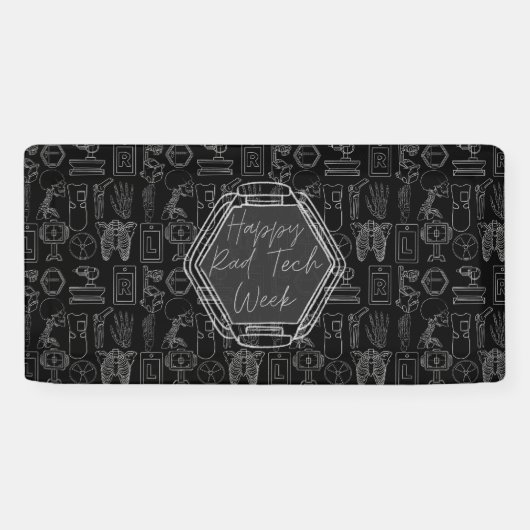 ハッピー素晴らしいテックウィークのバナー 横断幕 (横)