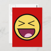 ハッピー素晴らし顔はがき ポストカード (正面/裏面)