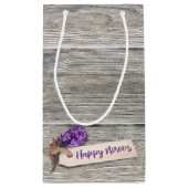 ハッピー素朴ノローズヒアシンススモール抱き枕 スモールペーパーバッグ (裏面)