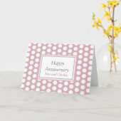 ハッピー結婚ズ記念日ホワイトパールカード カード (黄色い花)