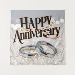 ハッピー結婚ズ・アニバーサリー・タペストリー タペストリー