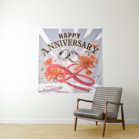 ハッピー結婚ズ・アニバーサリー・タペストリー タペストリー (インサイチュ)