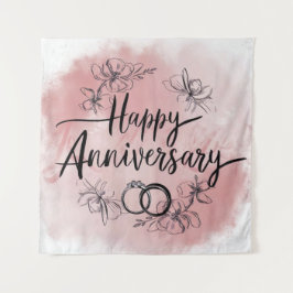 ハッピー結婚ズ・アニバーサリー・タペストリー タペストリー