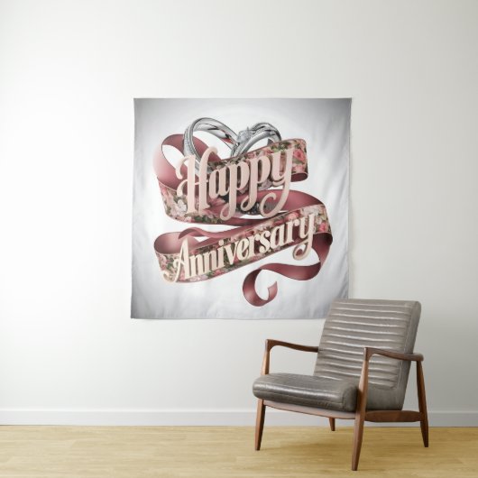 ハッピー結婚ズ・アニバーサリー・タペストリー タペストリー (インサイチュ)