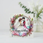 ハッピー結婚ズ・グリーティング・カード カード (スタンド正面)