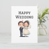 ハッピー結婚ズ・グリーティング・カード サンキューカード (スタンド正面)