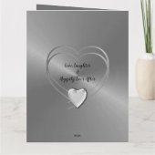 ハッピー結婚70周年記念カードムームとパパ カード (裏面)