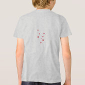 ハッピー縁どコリーと赤いハートバンダナ トライブレンドＴシャツ (裏面)