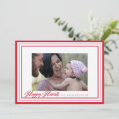 ハッピー縁どハートバレンタインデーの写真カード (スタンド正面)